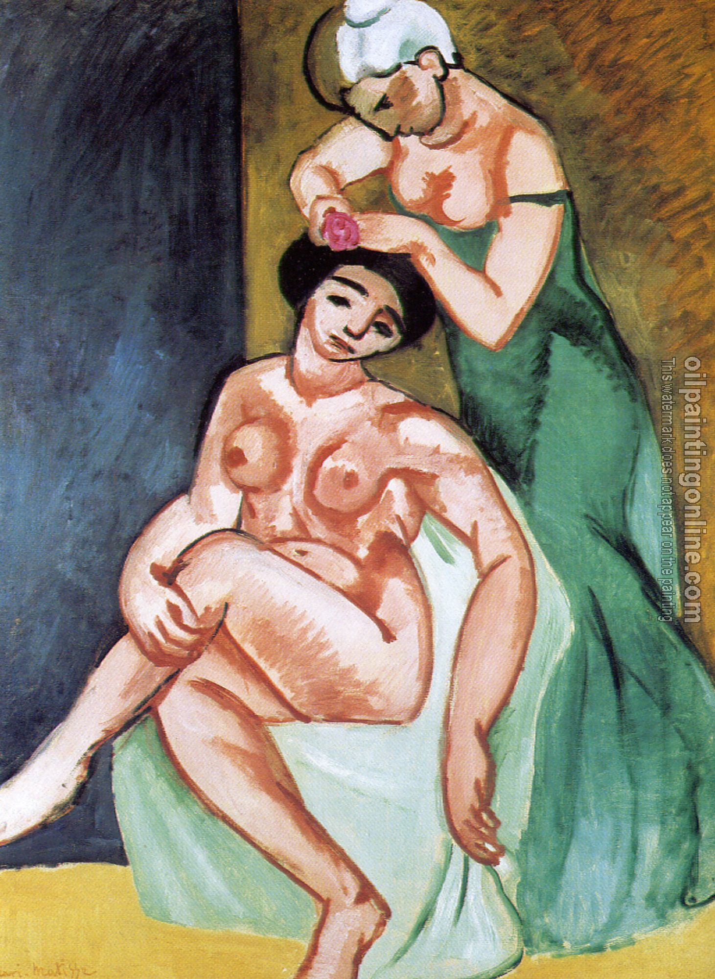 Matisse, Henri Emile Benoit - La coiffure